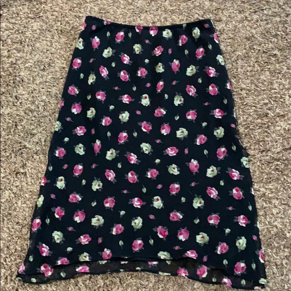 Express below knee length skirt